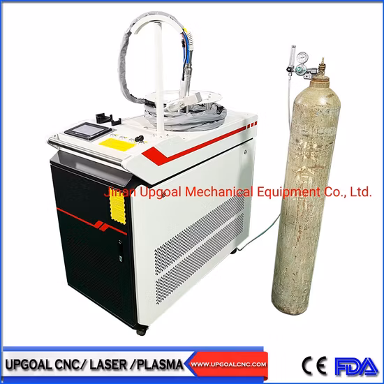 強力な2000W連続ファイバーレーザー洗浄機で金属の錆び/油汚れ/塗装の酸化を除去します。