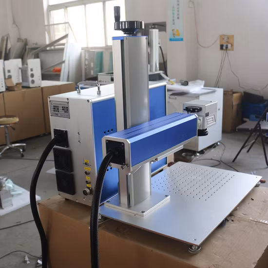 2023 新デザイン 10 ワット/20 ワット/30 ワット/50 ワット/100 ワットミニポータブル金属繊維/CO2 UV Raycus/最大/Ipg Jpt/Mopa レーザーマーカー彫刻エッチングマーキングマシンの価格