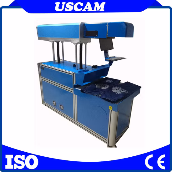 400*400 ミリメートル 600*600 ミリメートル 800*800 ミリメートル大判 CO2 ダイナミック集束レーザーマーキングマシン 3D 30 ワット 80 ワット 100 ワット